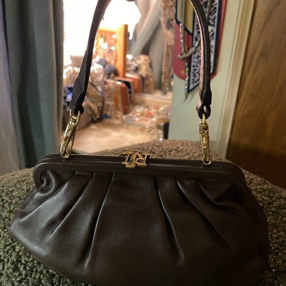 Lauren Ralph Lauren Graci / Pelle Marone napa leather - Picture 2 of 9